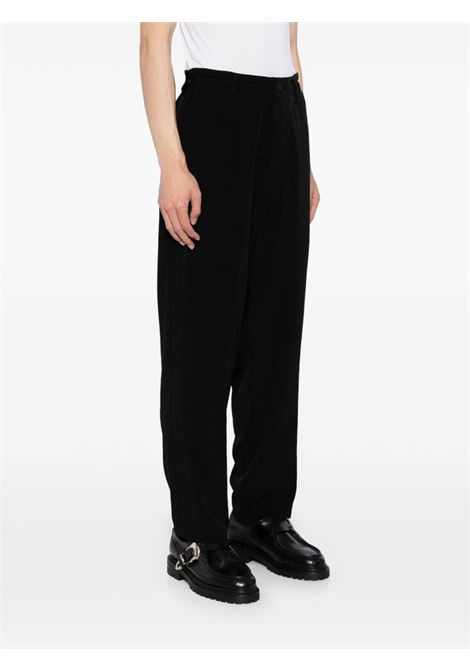 Pantaloni slim in nero Yohji Yamamoto - uomo Yohji Yamamoto | HPP145001